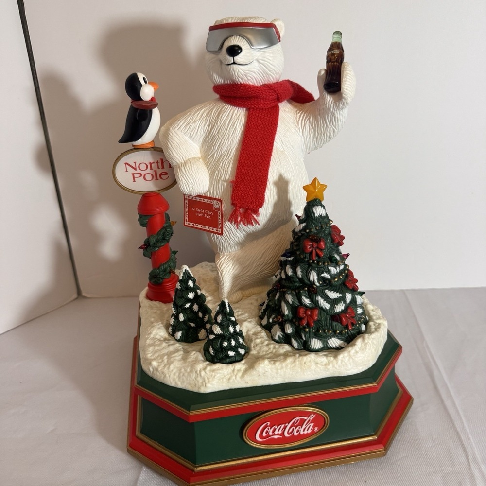 Vintage‎ COCA COLA ANIMATION COLLECTION "ALWAYS COOL" POLAR BEAR ANIMATED 1994